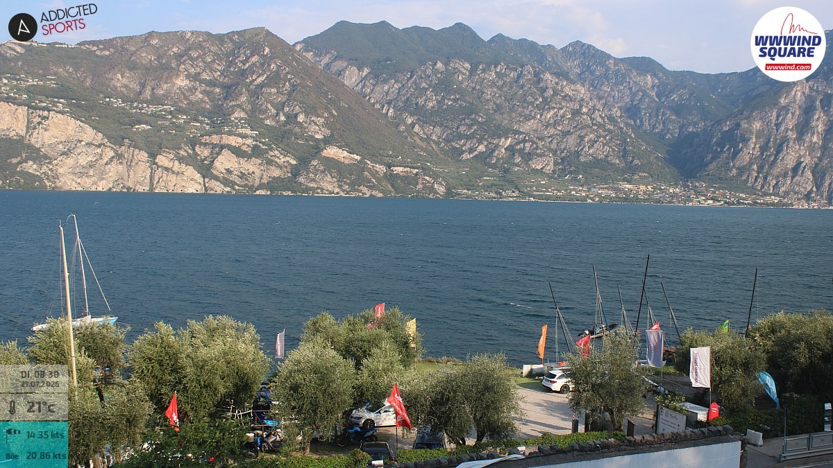 Archiv Foto Webcam Gardasee - Malcesine