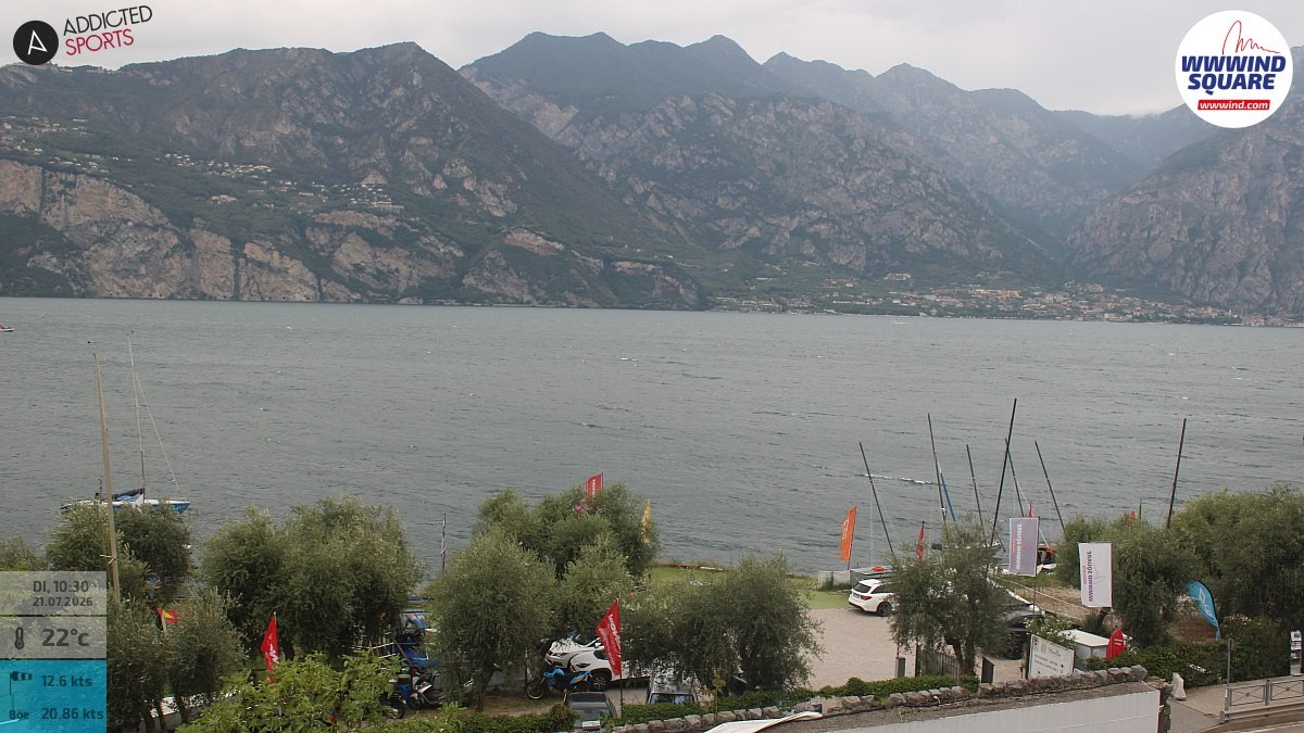 Archiv Foto Webcam Gardasee - Malcesine