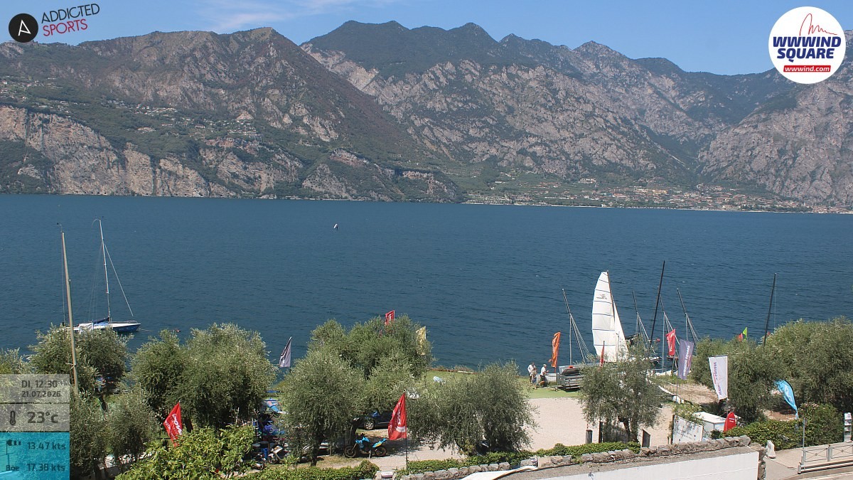 Archiv Foto Webcam Gardasee - Malcesine