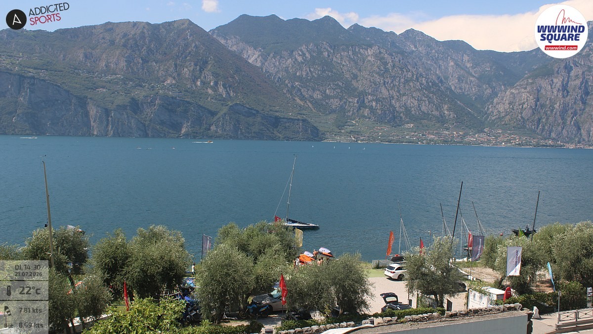 Archiv Foto Webcam Gardasee - Malcesine