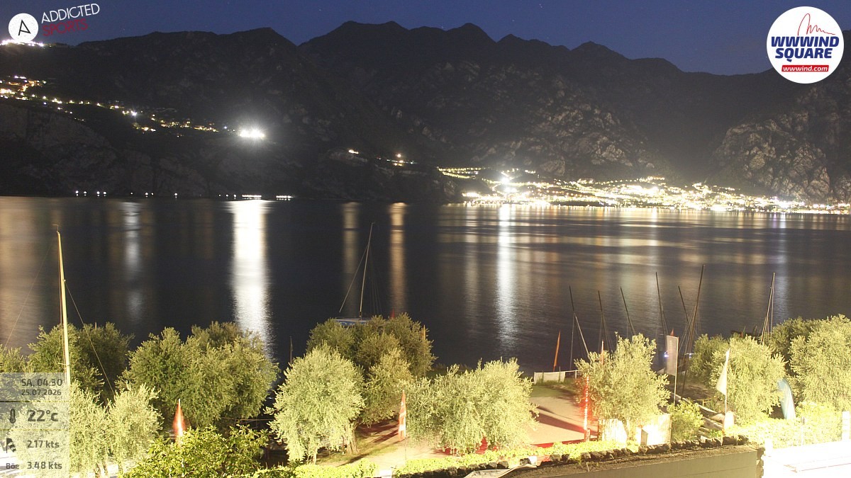 Archiv Foto Webcam Gardasee - Malcesine
