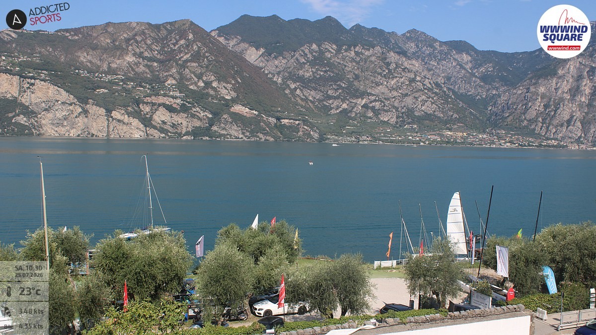 Archiv Foto Webcam Gardasee - Malcesine