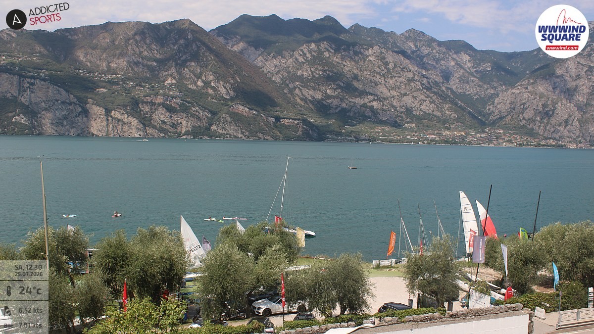 Archiv Foto Webcam Gardasee - Malcesine