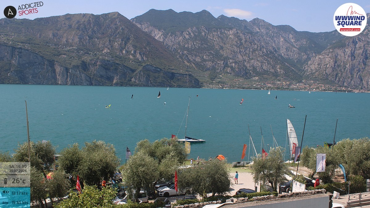 Archived image Webcam Lake Garda - Malcesine