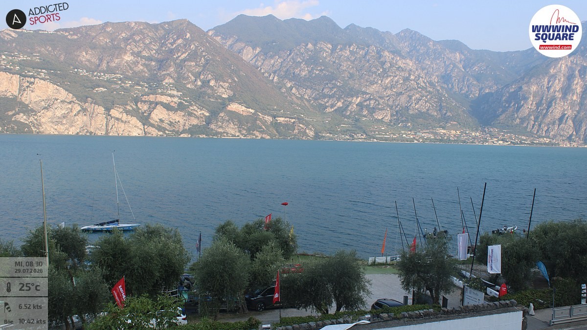 Archiv Foto Webcam Gardasee - Malcesine