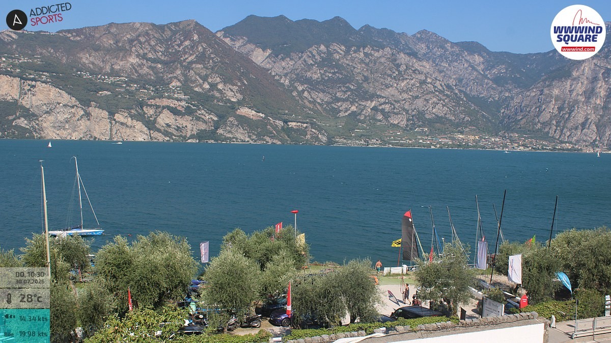 Archiv Foto Webcam Gardasee - Malcesine