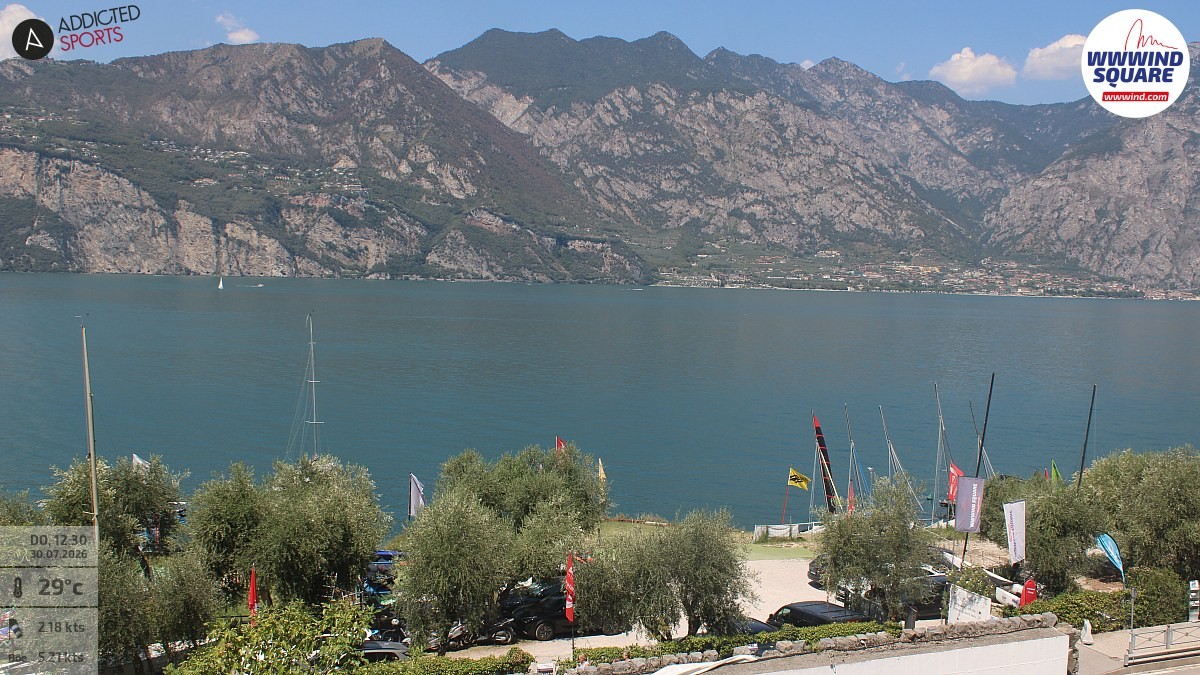 Archiv Foto Webcam Gardasee - Malcesine