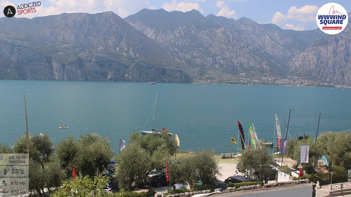 Archiv Foto Webcam Gardasee - Malcesine