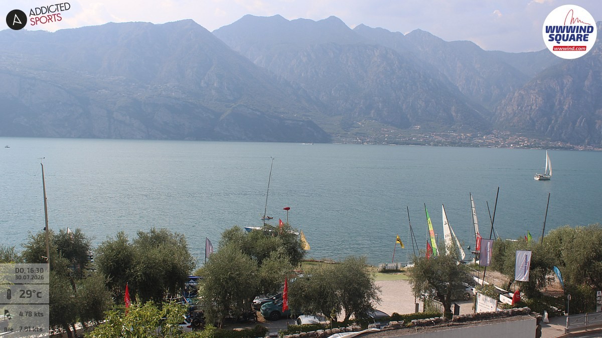 Archiv Foto Webcam Gardasee - Malcesine