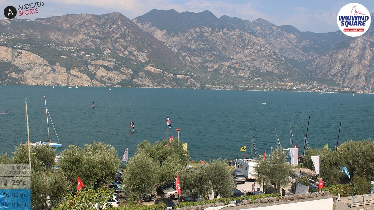 Archived image Webcam Lake Garda - Malcesine