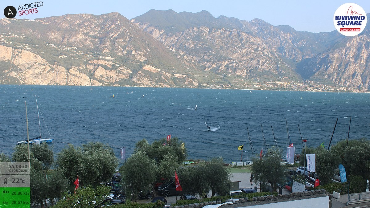 Archiv Foto Webcam Gardasee - Malcesine