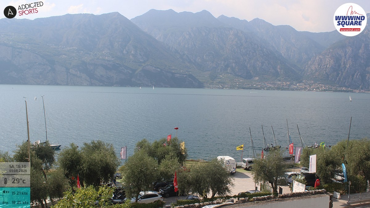 Archiv Foto Webcam Gardasee - Malcesine