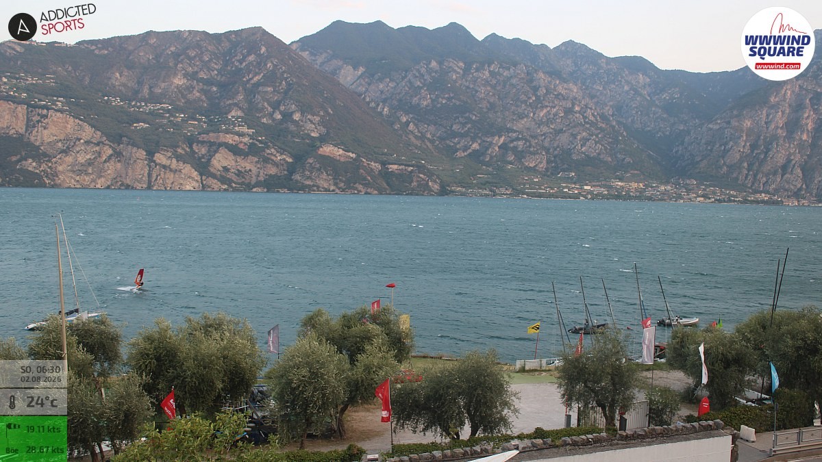 Archived image Webcam Lake Garda - Malcesine