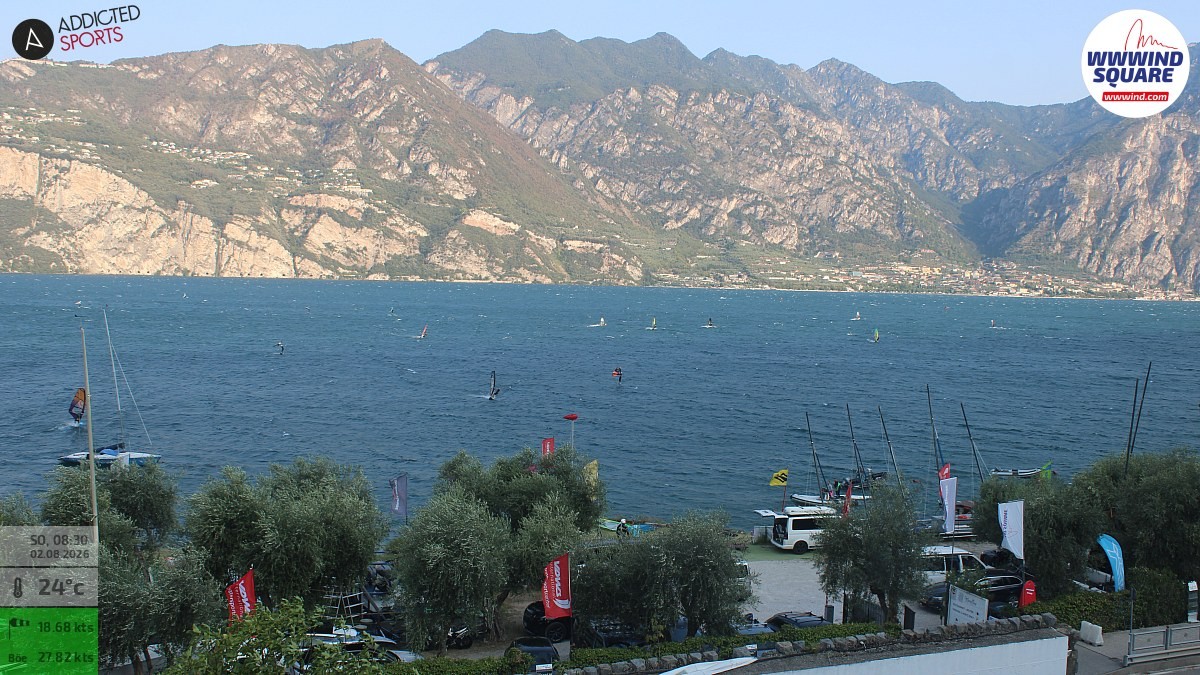 Archived image Webcam Lake Garda - Malcesine