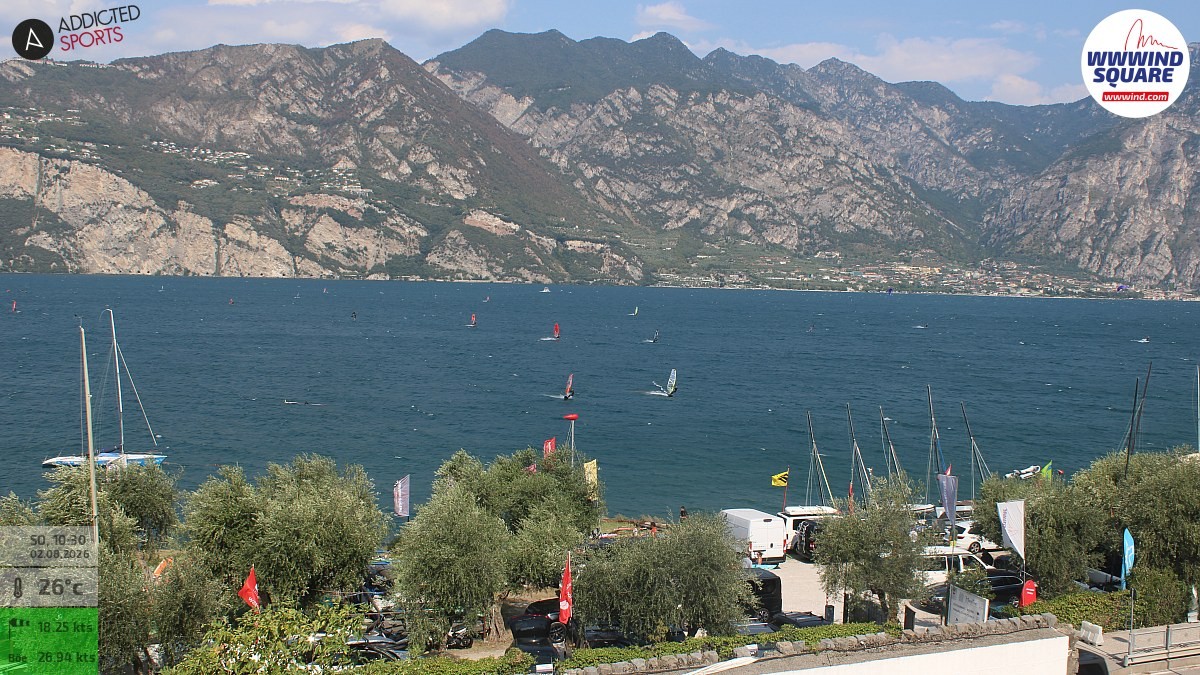 Archived image Webcam Lake Garda - Malcesine