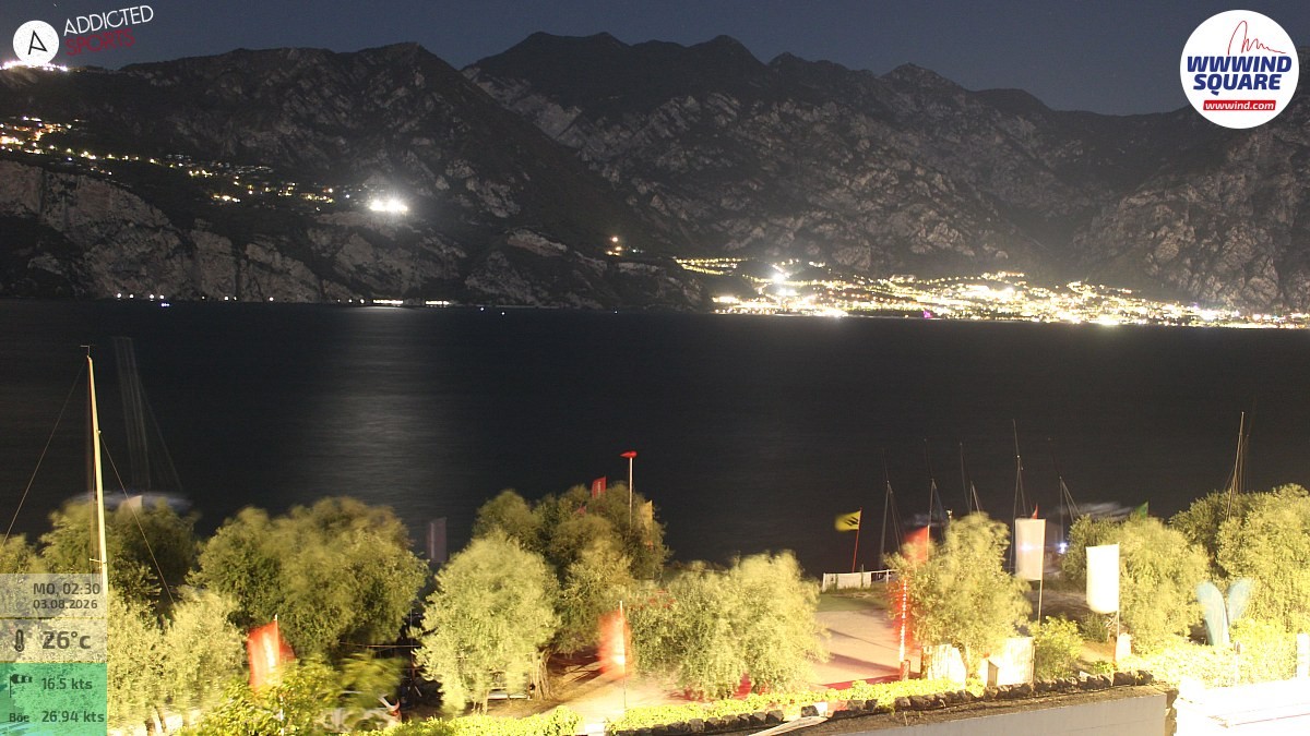 Archiv Foto Webcam Gardasee - Malcesine