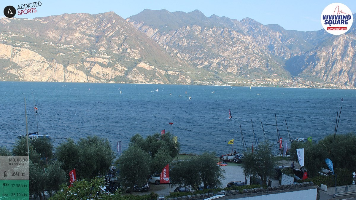 Archiv Foto Webcam Gardasee - Malcesine