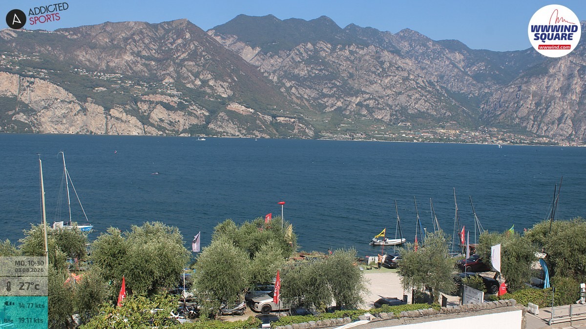 Archiv Foto Webcam Gardasee - Malcesine