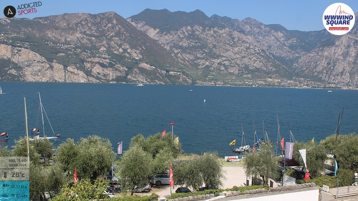 Archiv Foto Webcam Gardasee - Malcesine