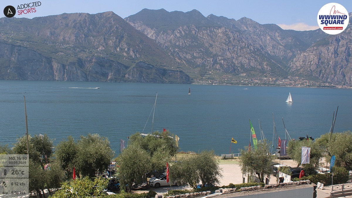 Archiv Foto Webcam Gardasee - Malcesine