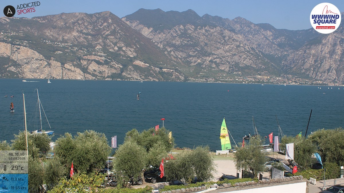 Archived image Webcam Lake Garda - Malcesine