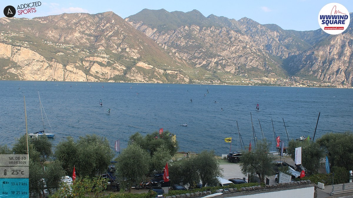 Archived image Webcam Lake Garda - Malcesine