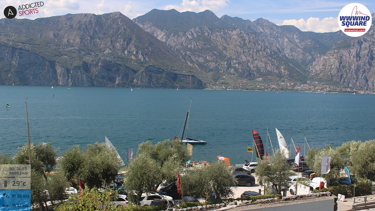 Archived image Webcam Lake Garda - Malcesine