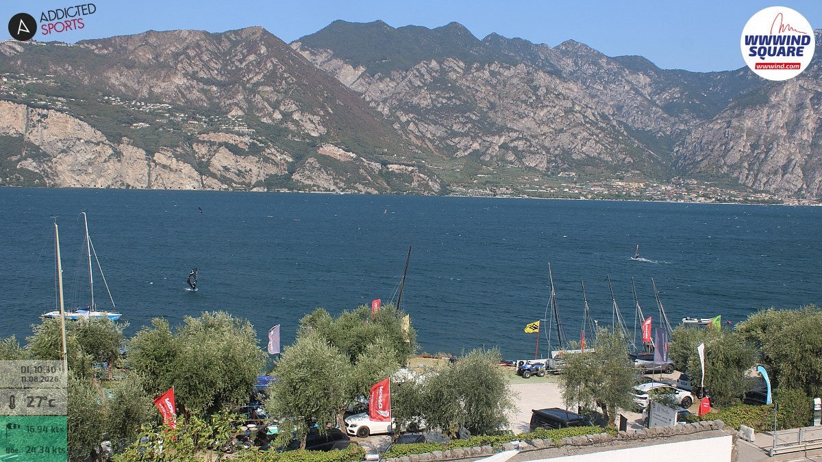 Archived image Webcam Lake Garda - Malcesine