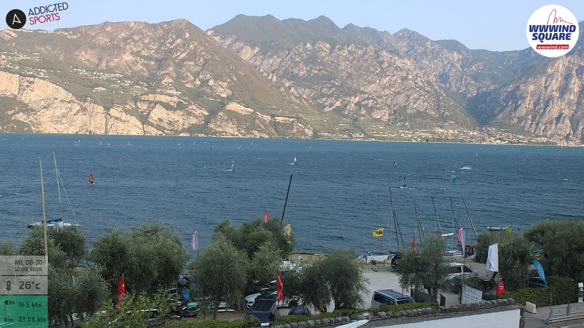 Archiv Foto Webcam Gardasee - Malcesine