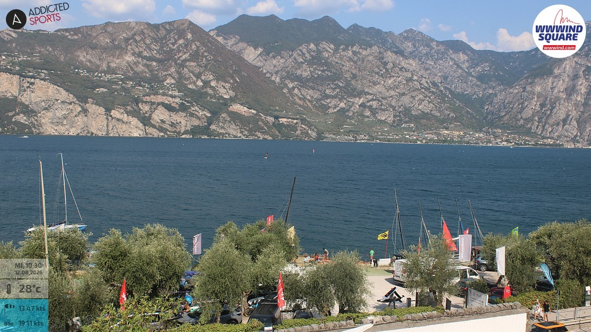 Archiv Foto Webcam Gardasee - Malcesine