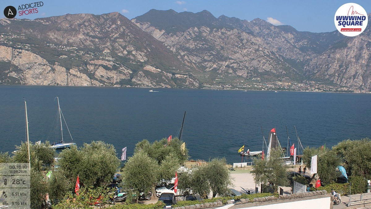 Archiv Foto Webcam Gardasee - Malcesine