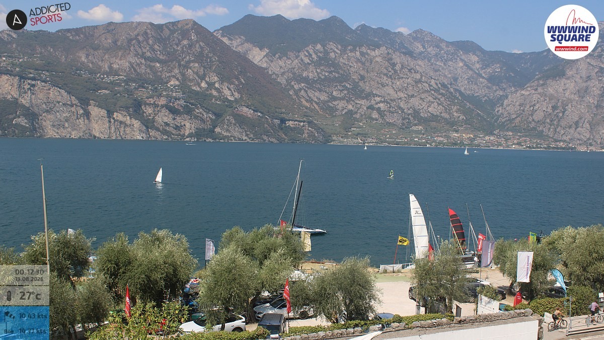 Archiv Foto Webcam Gardasee - Malcesine