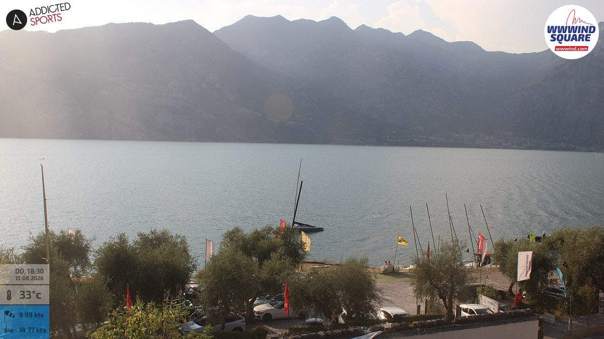 Archiv Foto Webcam Gardasee - Malcesine