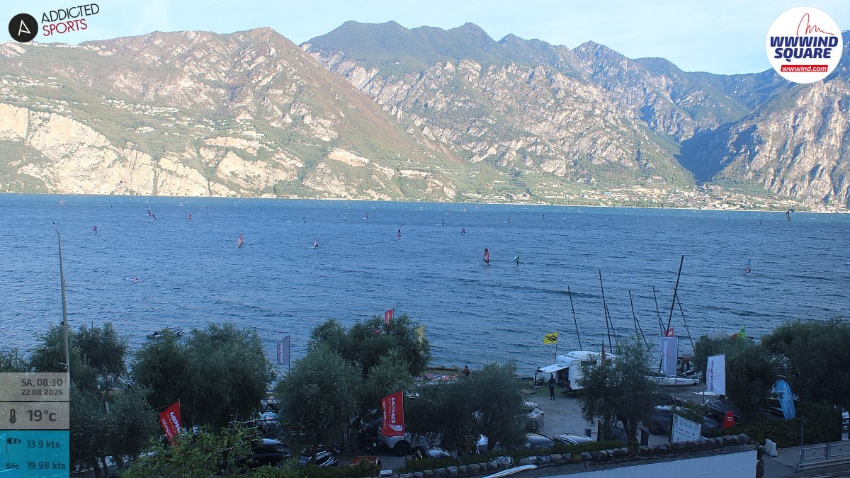 Archiv Foto Webcam Gardasee - Malcesine
