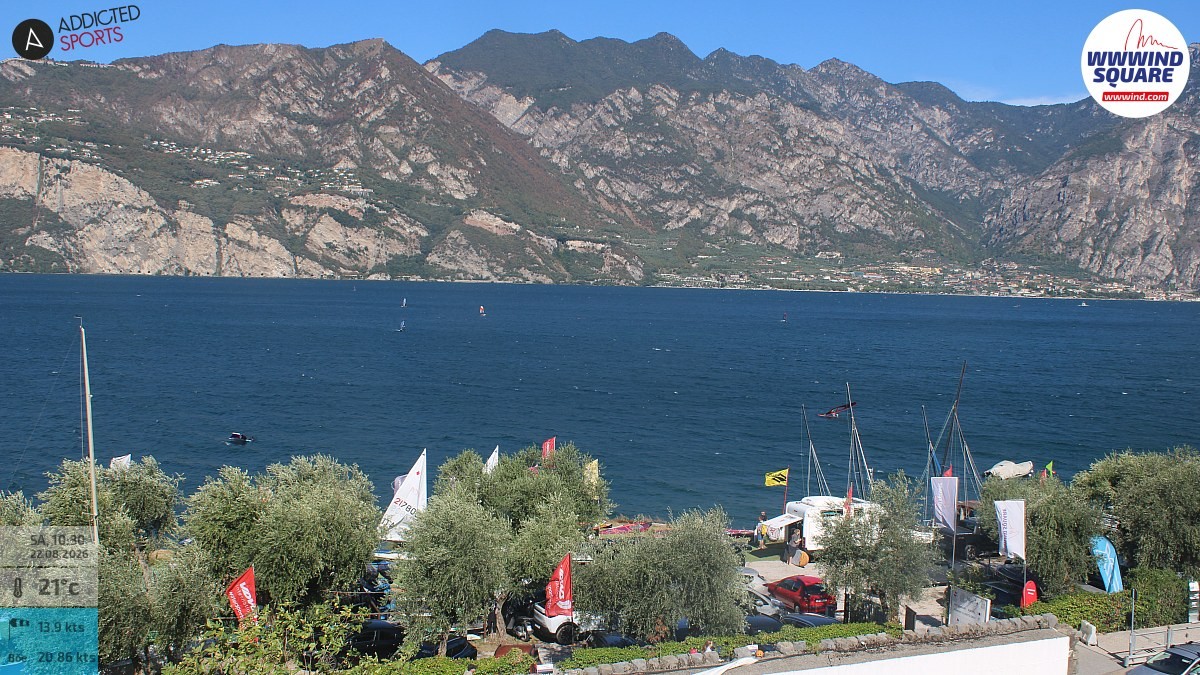 Archiv Foto Webcam Gardasee - Malcesine