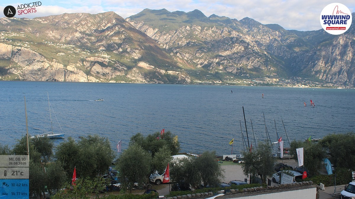 Archiv Foto Webcam Gardasee - Malcesine