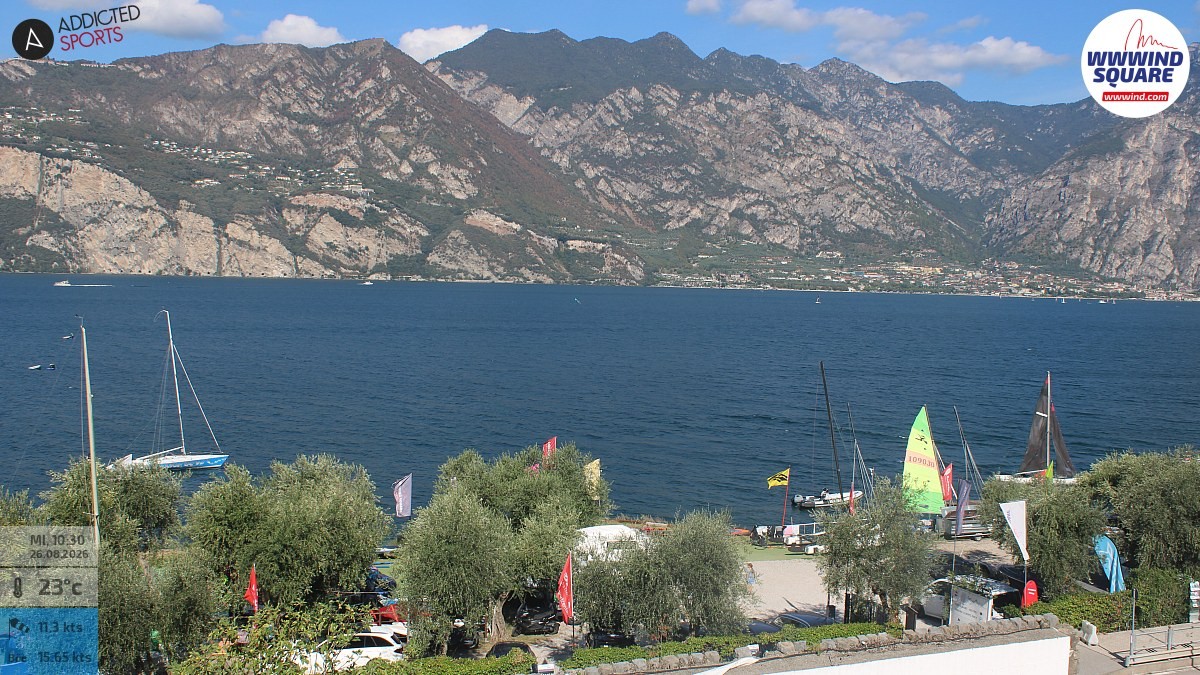Archiv Foto Webcam Gardasee - Malcesine