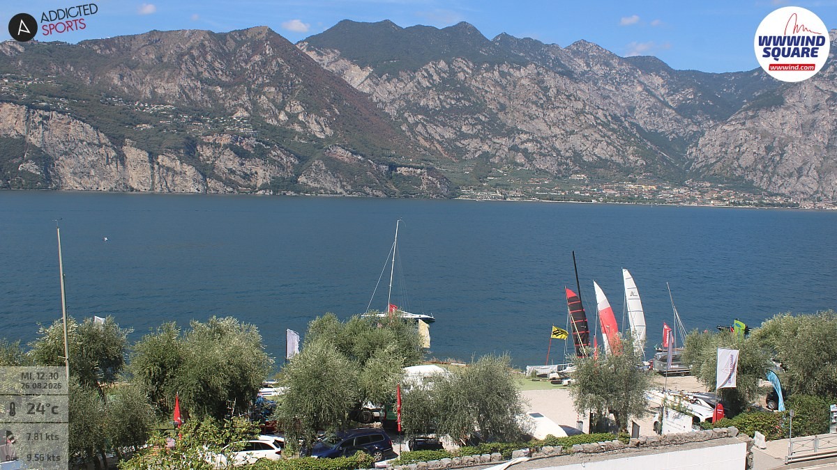 Archiv Foto Webcam Gardasee - Malcesine