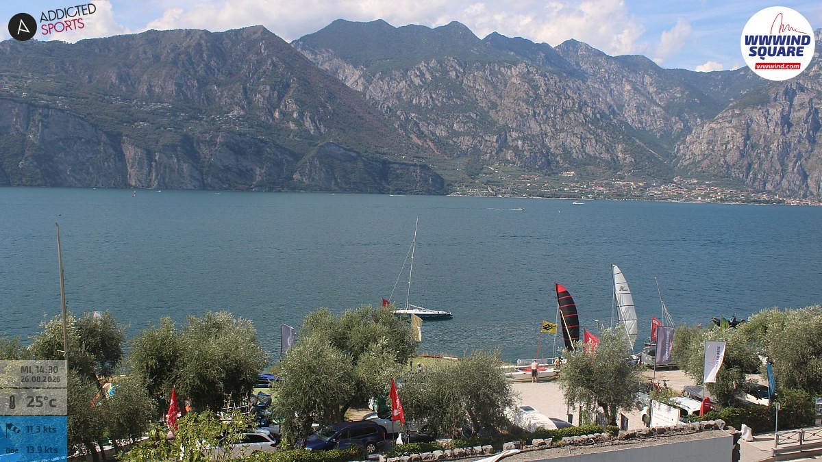 Archiv Foto Webcam Gardasee - Malcesine