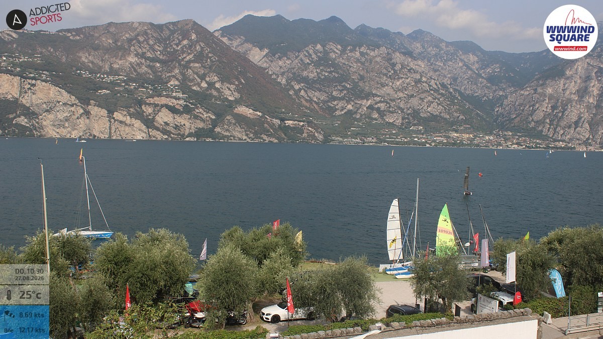 Archiv Foto Webcam Gardasee - Malcesine