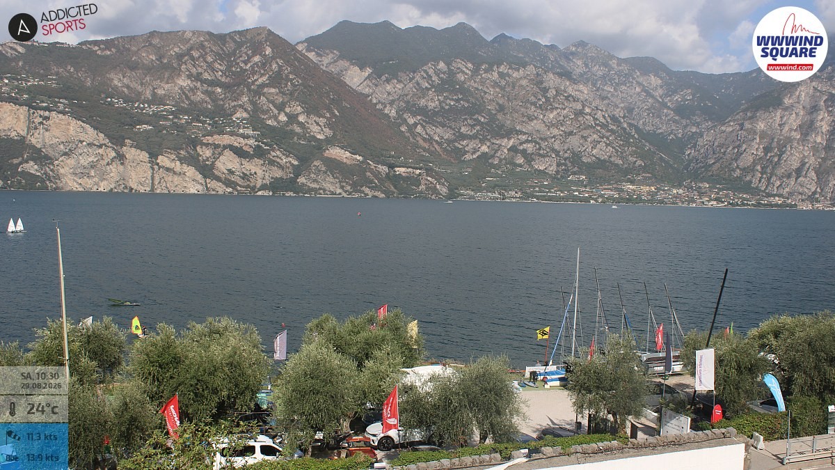 Archived image Webcam Lake Garda - Malcesine