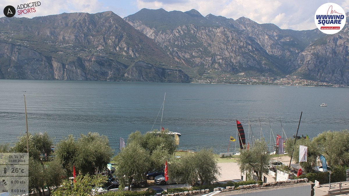 Archived image Webcam Lake Garda - Malcesine