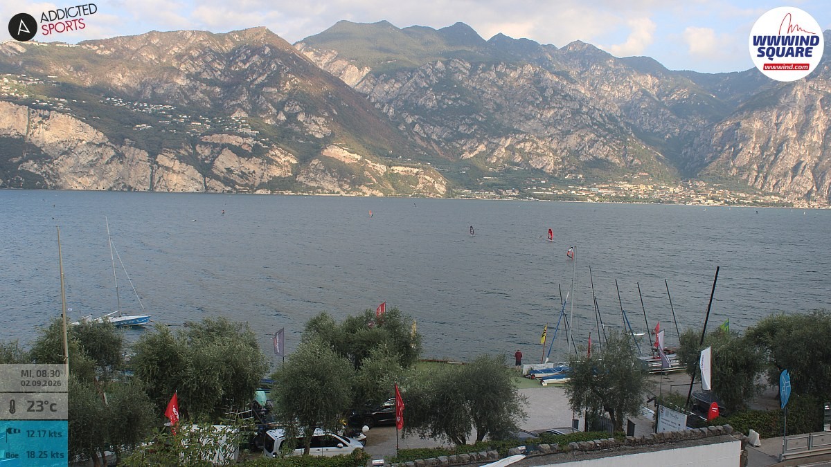 Archived image Webcam Lake Garda - Malcesine