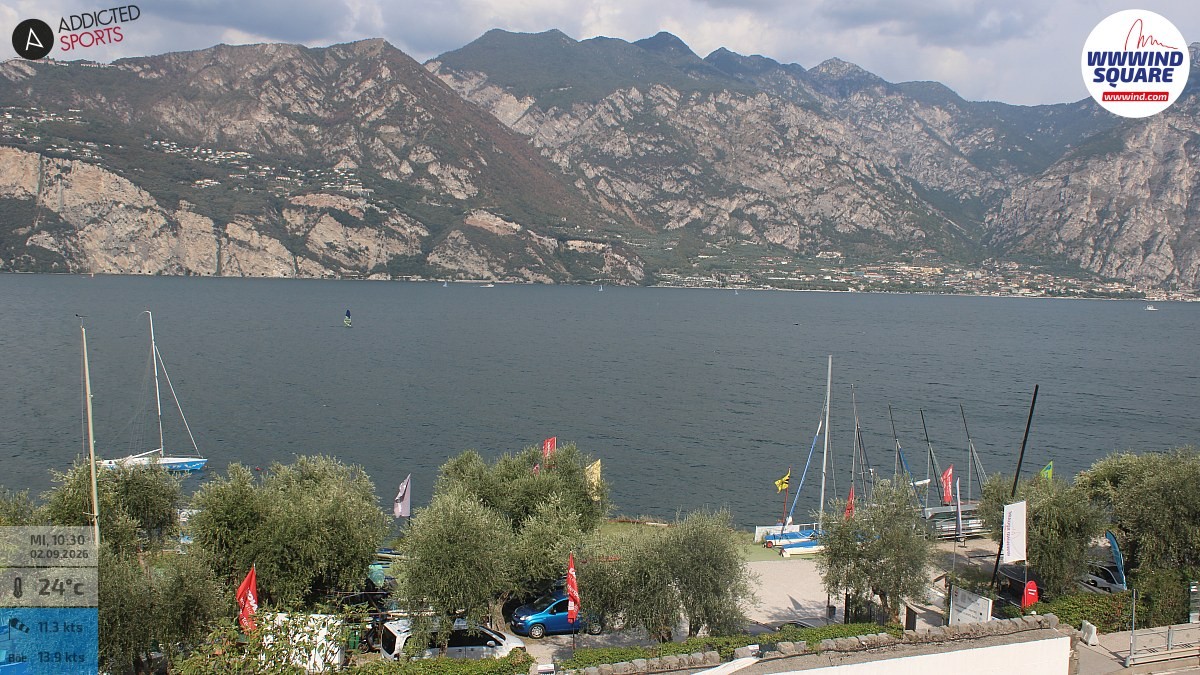 Archived image Webcam Lake Garda - Malcesine