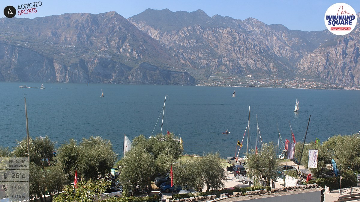 Archived image Webcam Lake Garda - Malcesine