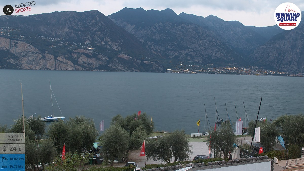 Archiv Foto Webcam Gardasee - Malcesine