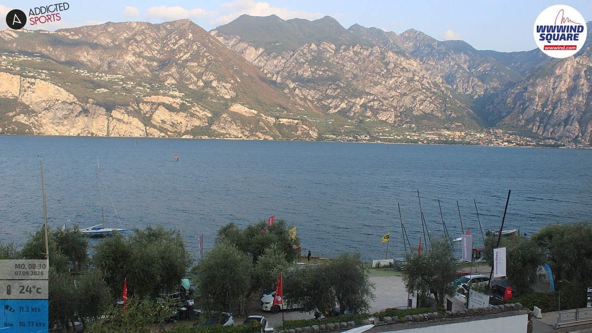 Archiv Foto Webcam Gardasee - Malcesine
