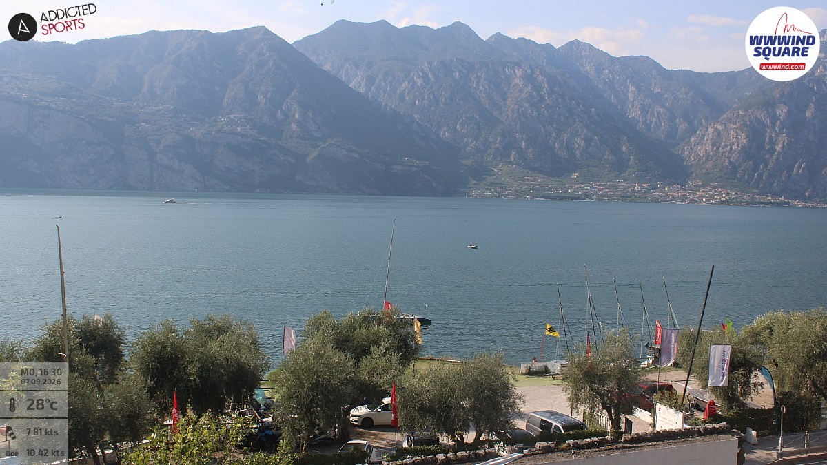 Archiv Foto Webcam Gardasee - Malcesine