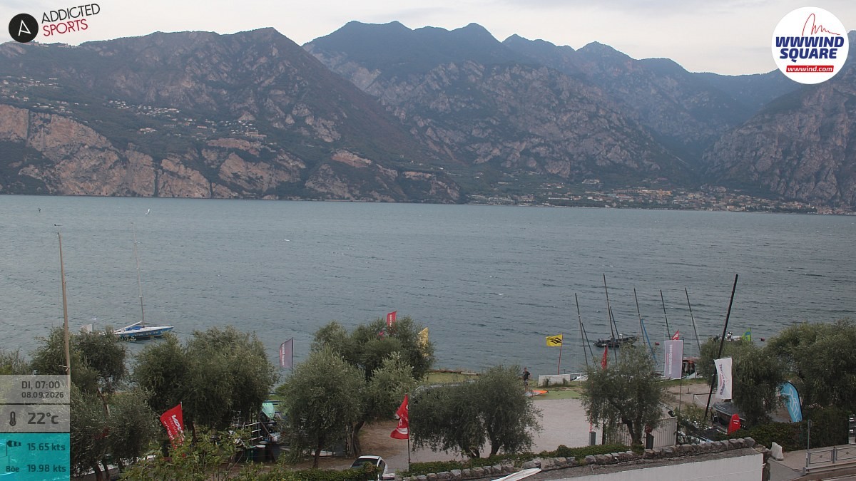 Archiv Foto Webcam Gardasee - Malcesine