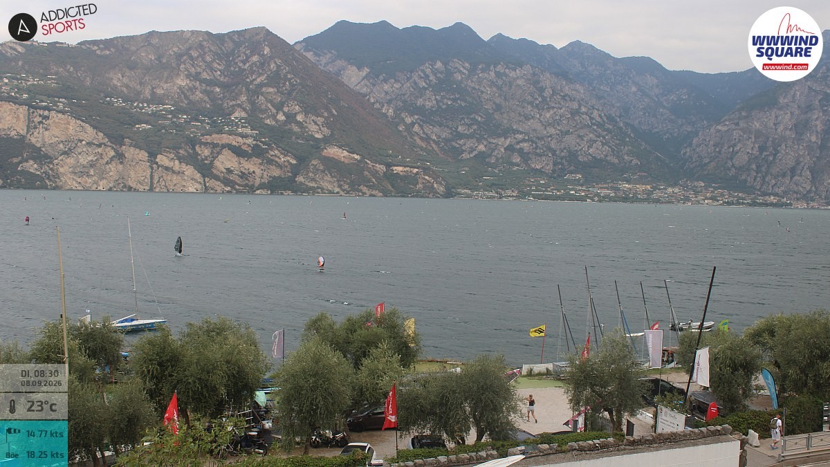 Archiv Foto Webcam Gardasee - Malcesine